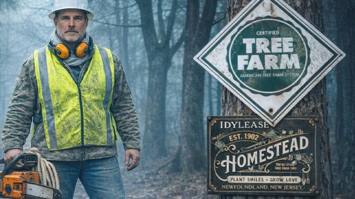 Richard Zampella at the Idylease Tree Farm