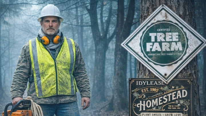 Richard Zampella at the Idylease Tree Farm