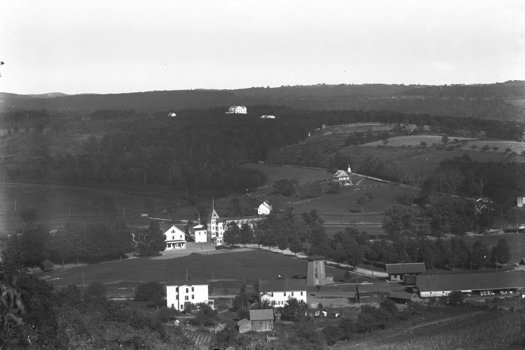 Historic hilltop view of Idylease overlooking the Newfoundland Valley