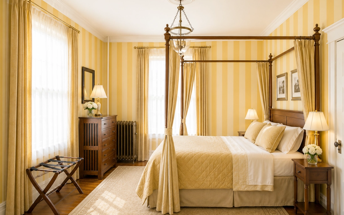 Corner room detail